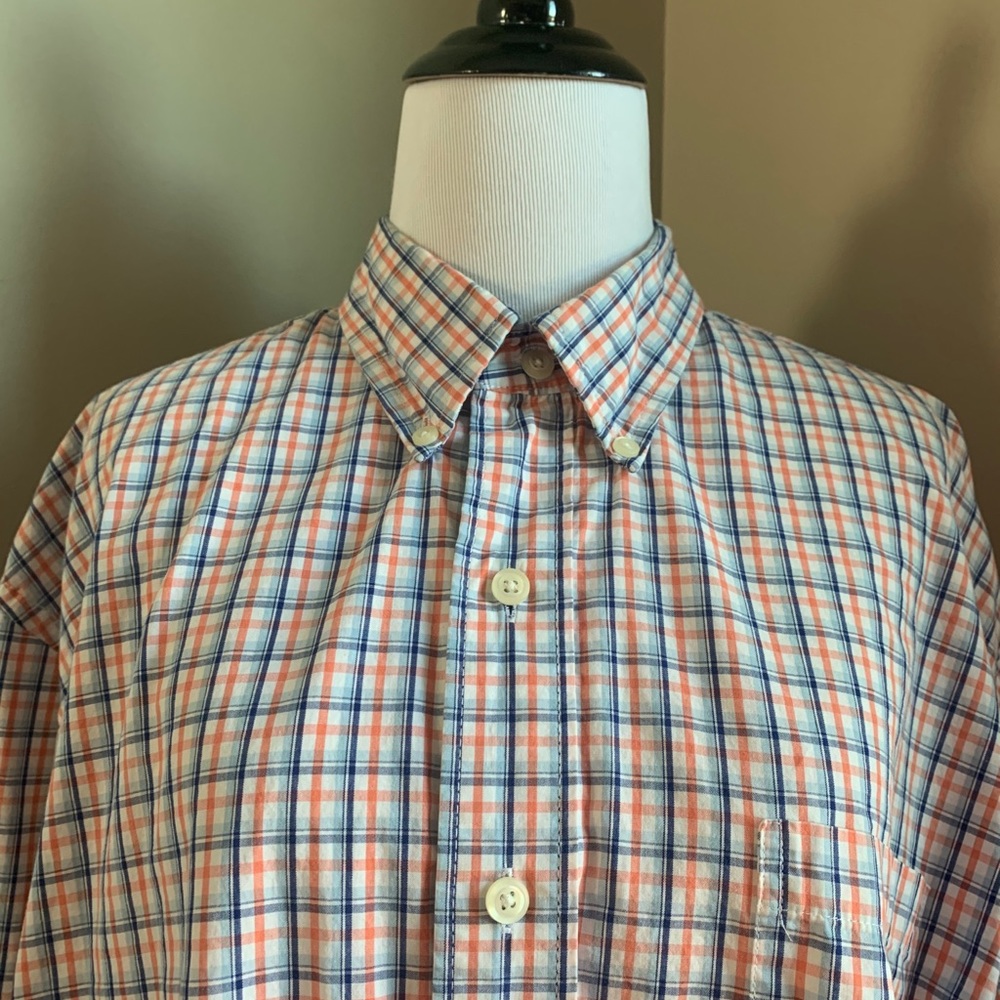 IZOD plaid button down - Picture 2 of 6